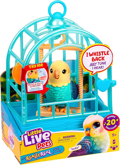 Little Live Pets My Really Real Talking Bird Toy & Cage by LittleLivePets