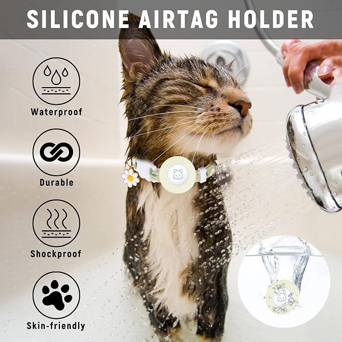 Airtag Cat Collar, JXFUKAL Kitten Collar Breakaway - Image 6