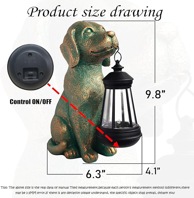 Dog Garden Statue Outdoor Décor - Image 4
