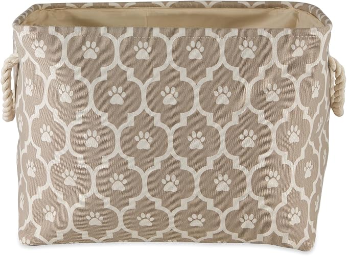 Bone Dry 6192 Pet Storage Collection Lattice Paw Print, Medium Rectangle - Image 2
