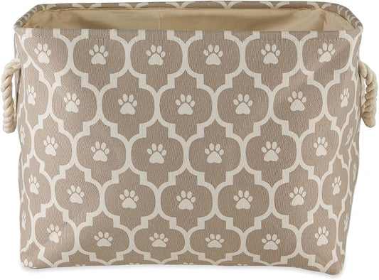 Bone Dry 6192 Pet Storage Collection Lattice Paw Print, Medium Rectangle - Image 2
