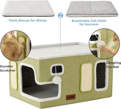 Extra-Wide Cat House for Indoor Cats - Image 3
