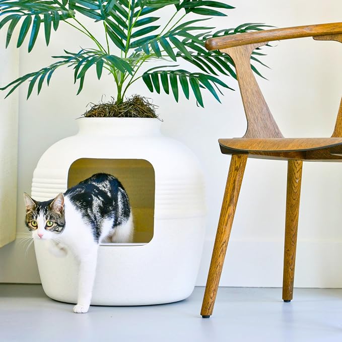 Good Pet Stuff Hidden Litter Box Planter, Decorative Cat Litter Enclosure - Image 13