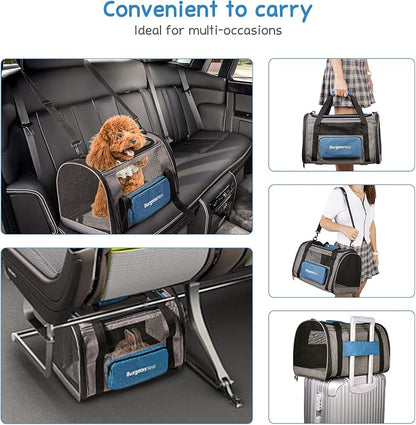BurgeonNest Cat Carrier for Large Cats 20 lbs, Medium Pet Under 25 lbs - Image 7