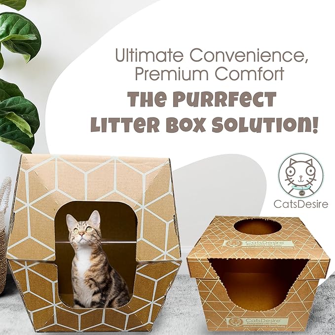 Disposable Litter Boxes for Cats Sampler Both Our Patented Products Woman Owned - Image 4