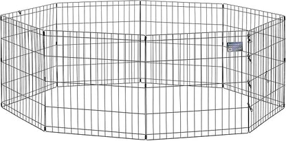 MidWest Homes for Pets Folding Metal Puppy / Dog Exercise Pen, Indoor/Outdoor by MidWestHomesForPets