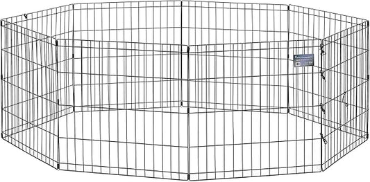 MidWest Homes for Pets Folding Metal Puppy / Dog Exercise Pen, Indoor/Outdoor by MidWestHomesForPets