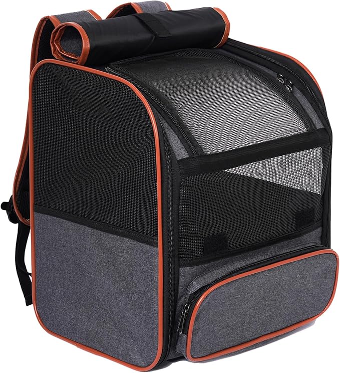 Pesen Cat Backpack Carrier, Breathable & Foldable Pet Carriers by Unknown