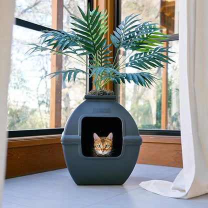 Good Pet Stuff Hidden Litter Box Planter, Decorative Cat Litter Enclosure - Image 11