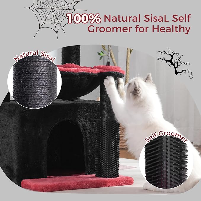 Gothic Cat Tree 32 Inches Small Cat Tree - Image 3