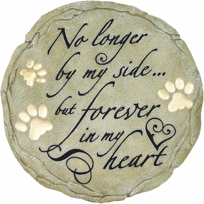 Spoontiques - Garden Décor - No Longer by My Side Stepping Stone - Decorative by Spoontiques