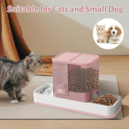 Yummy Sam Automatic Small Pet Feeder and Water Dispenser, 2 in 1 Gravity Cat - Image 7