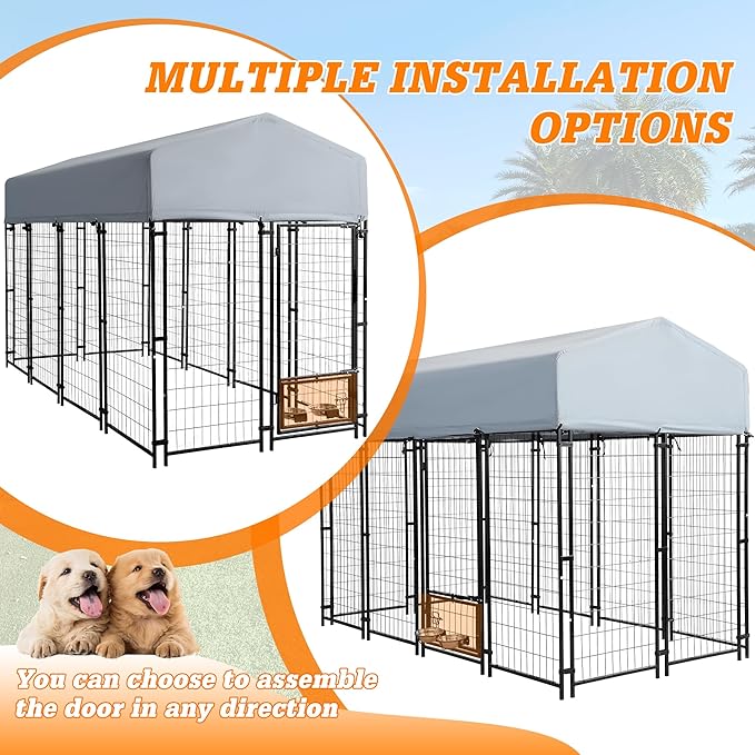 8x4x6 FT Outside Large Dog Kennel - Image 7