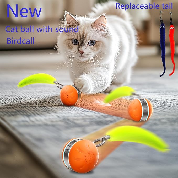Interactive Cat Toy Ball Automatic Interactive Cat Toys - Image 2