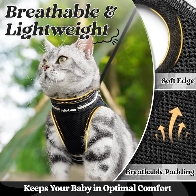 rabbitgoo Cat Harness and Leash Set - Image 4