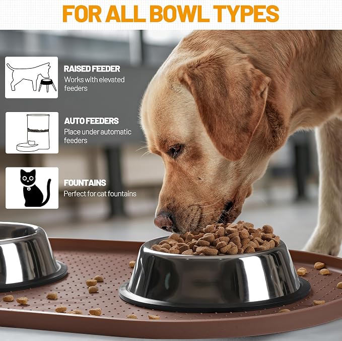 Hubulk 100% Waterproof Silicone Pet Feeding Mat - Image 6