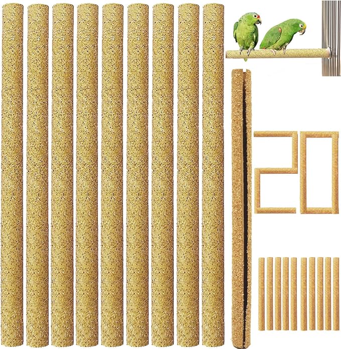 20Pcs Sand Perch Covers for Bird by Birheatry