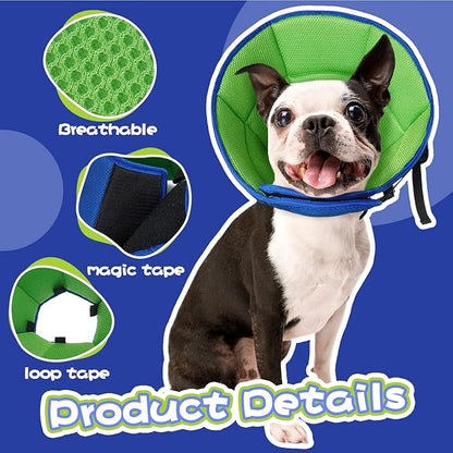 Dog Cone Collar Soft Cone for Medium Dogs After Surgery Adjustable Elizabethan - Image 4