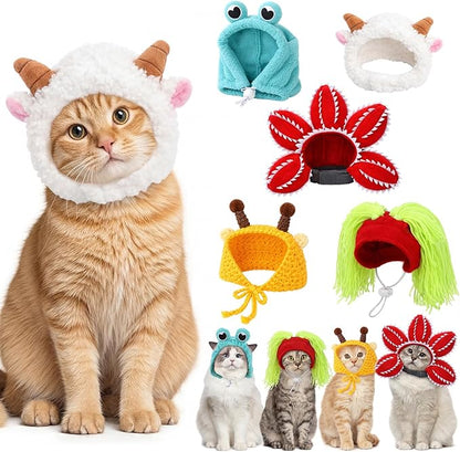 Weewooday 5 Pieces Cat Costume Bunny Hat Outfit by Weewooday