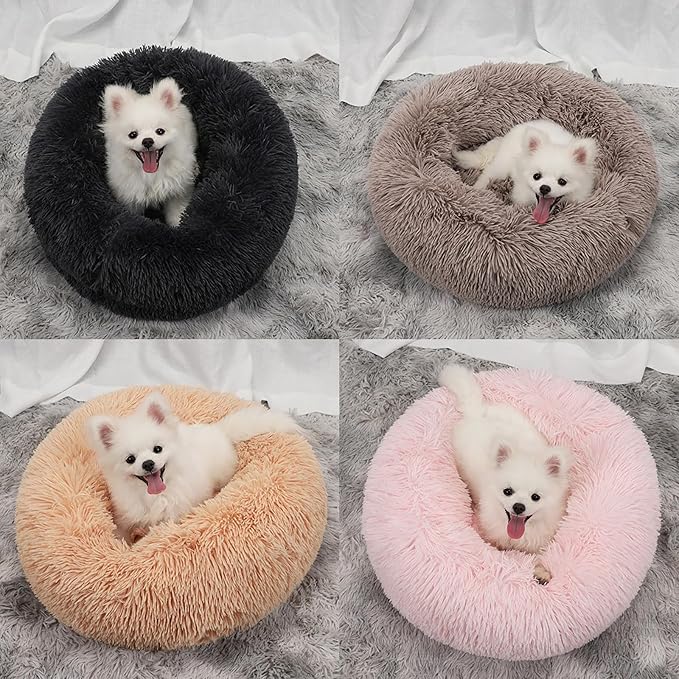 Nisrada Dog Bed for Small Medium Large Dogs, 24 inch Calming Dogs Bed, - Image 7