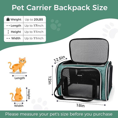 BAGLHER Pet Travel Carrier, Cat Carriers Dog Carrier - Image 2