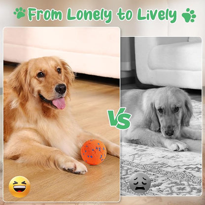 Smart Interactive Dog Toys, Vibrating Dog Ball, Electric Dog Chew Toys - Image 2