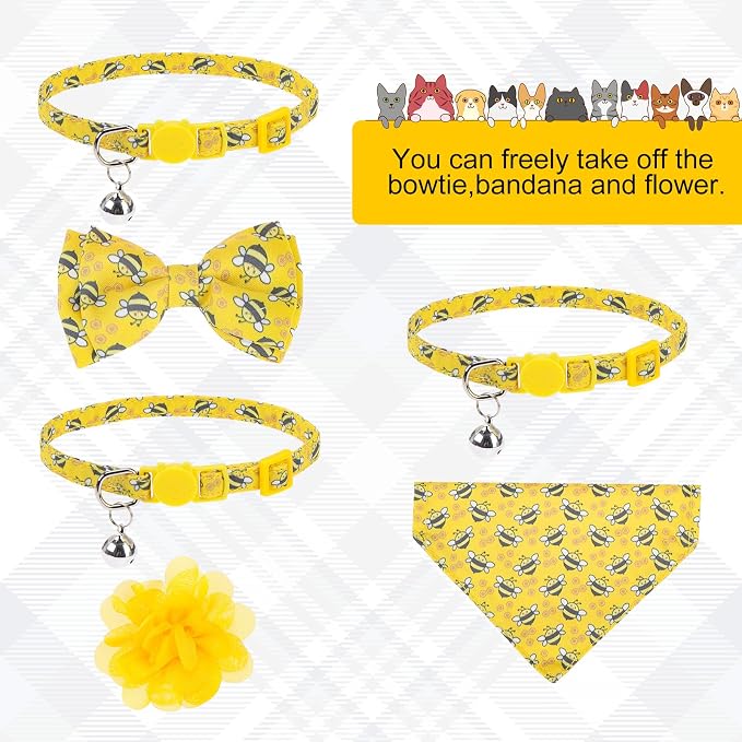 Breakaway Cat Collars with Bell & Cute Pendants - Image 5