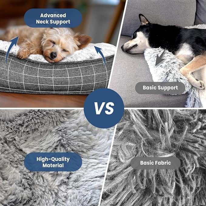 Calming Extra Large Dog Bed for Couch, 45 x 37 inch Removable Couch Cover for - Image 4