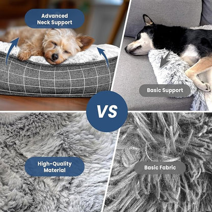 Calming Extra Large Dog Bed for Couch, 45 x 37 inch Removable Couch Cover for - Image 4
