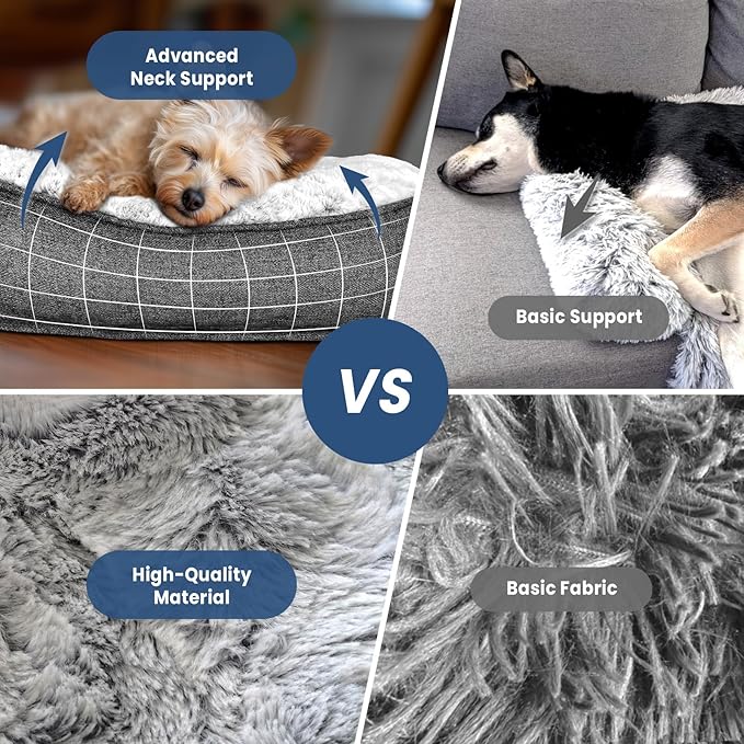 Calming Small Dog Bed for Couch, 35 x 31 inch Removable Couch Cover for Dogs - Image 6