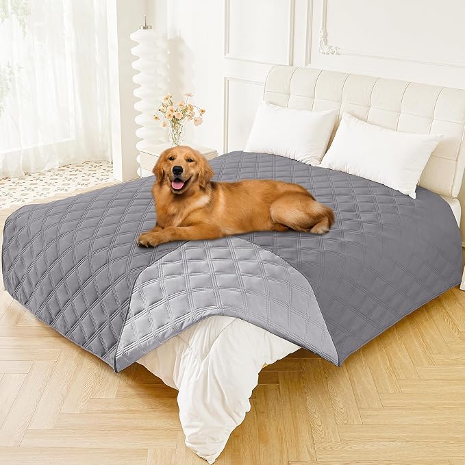 Smiry Waterproof Dog Bed Cover Blanket 82x82, Soft Reversible Pet Blanket by Smiry