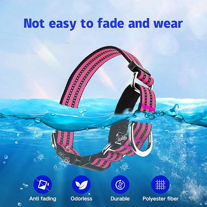 Martingale Dog Collar, Adjustable Nylon Reflective Collar - Image 6