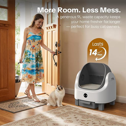 OROLEY Open-Top Automatic Cat Litter Box, Self-Cleaning Litter Box - Image 5