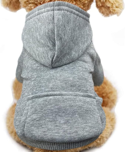 Jecikelon Winter Dog Hoodie Sweatshirts by Jecikelon