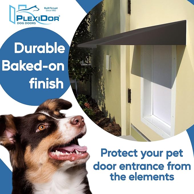 Plexidor Performance Pet Doors Universal Pet Door Awning - Image 5