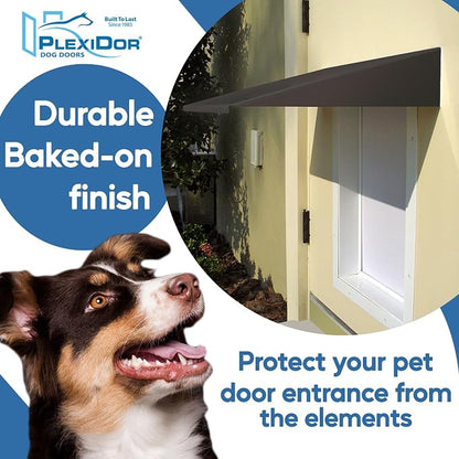 Plexidor Performance Pet Doors Universal Pet Door Awning - Image 5