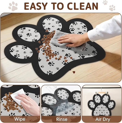 Dog Food Mat for Bowls, Absorbent Quick Dry Dog Cat Mats for Food and Water - Image 6