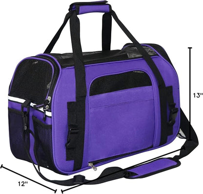 EliteField Soft Pet Carrier Soft Sided Dog Puppy Cat Carrier Travel Bag - Image 8