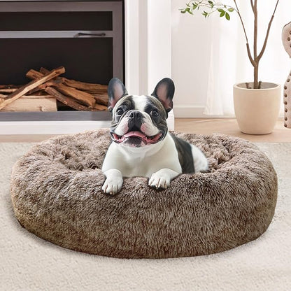 JOLLYVOGUE Calming Dog Bed for Small Dogs by JOLLYVOGUE
