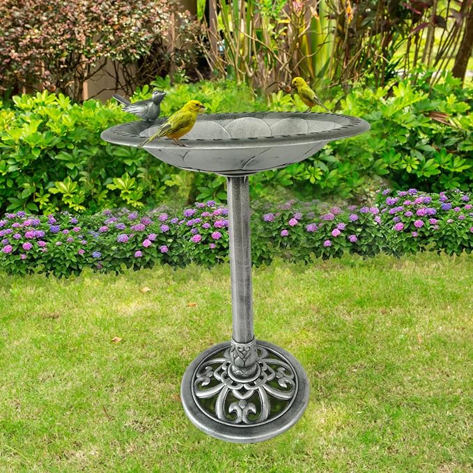 Outdoor Garden Bird Bath - Image 4