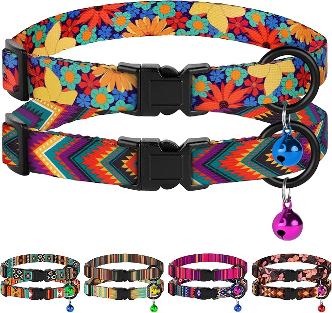Cat Collars 2 Pack by BUDKAS