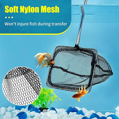 AQUANEAT Aquarium Net with Extendable Long Handle, Adjustable Wastes Skimming - Image 4