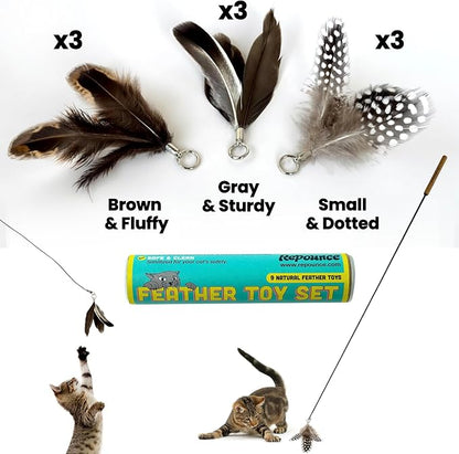 Forever Stick with 9 Feather Toy Lures - Image 6