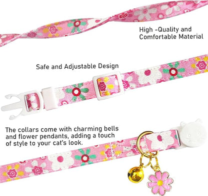 2 Pack Cotton Breakaway Cat Collars Set - Image 7