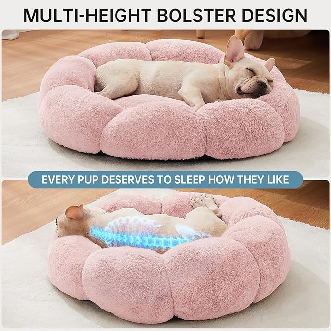 OhGeni 27 inches Calming Donut Dog & Cat Bed - Image 4