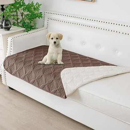 Waterproof Dog Blanket, 30x53 inches Small Pet Couch Covers by TuffeelHome