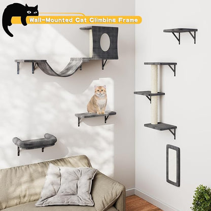 NUNU LAB Wall Mounted Cat Furniture Set - Image 2