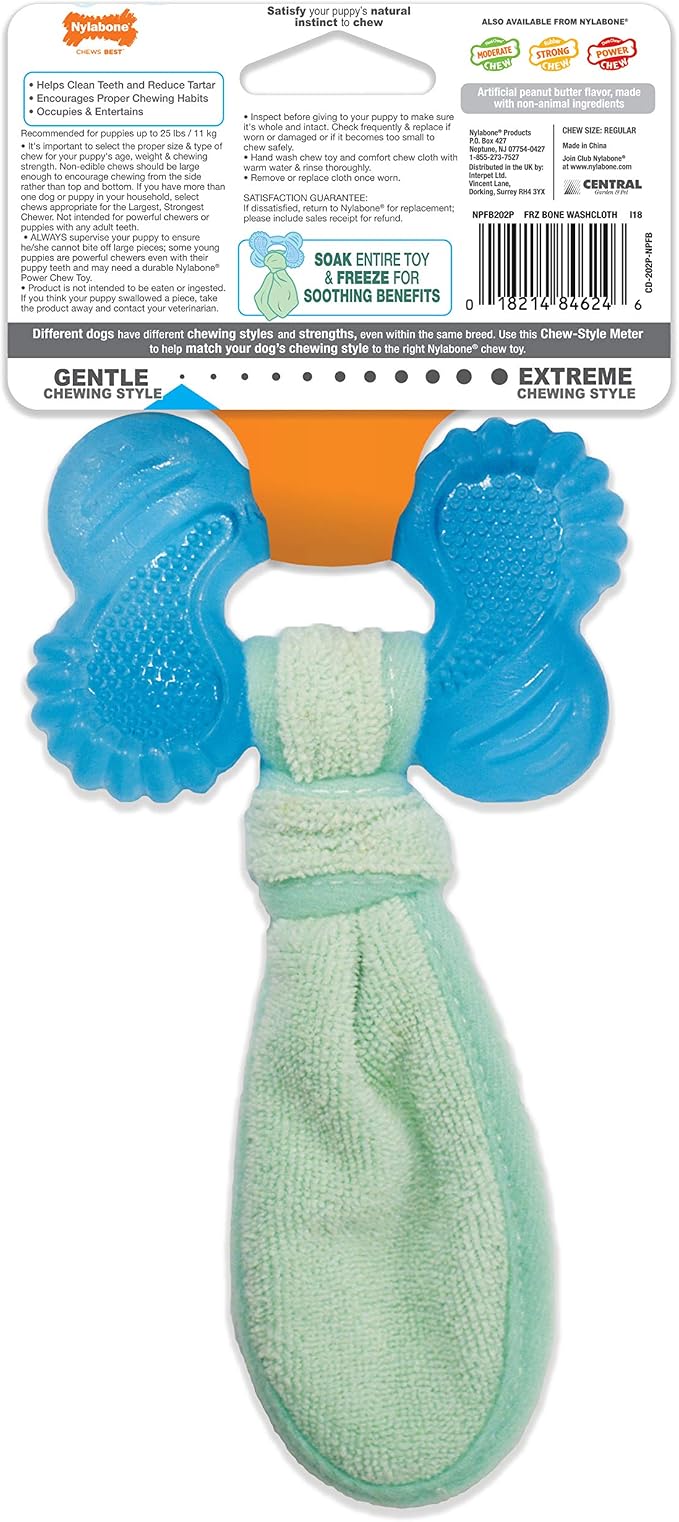 Nylabone Freezer Bone Puppy Chew Toy, Soothing Teething Toys - Image 11