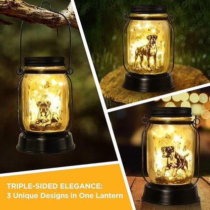 kyoryuger Boxer Dog Gifts for Women/Men Boxer Dog Lovers Solar Lantern Mom - Image 4