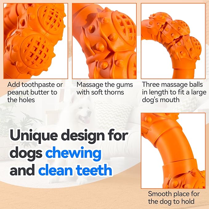 Indestructible Dog Chew Ring Toys - Image 4